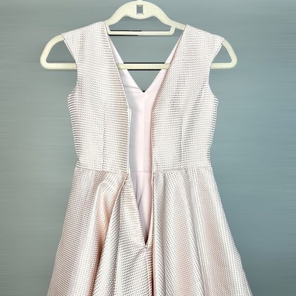 Un Deux Trois Pink Metallic Kids Formal Dress - Picture 8 of 11